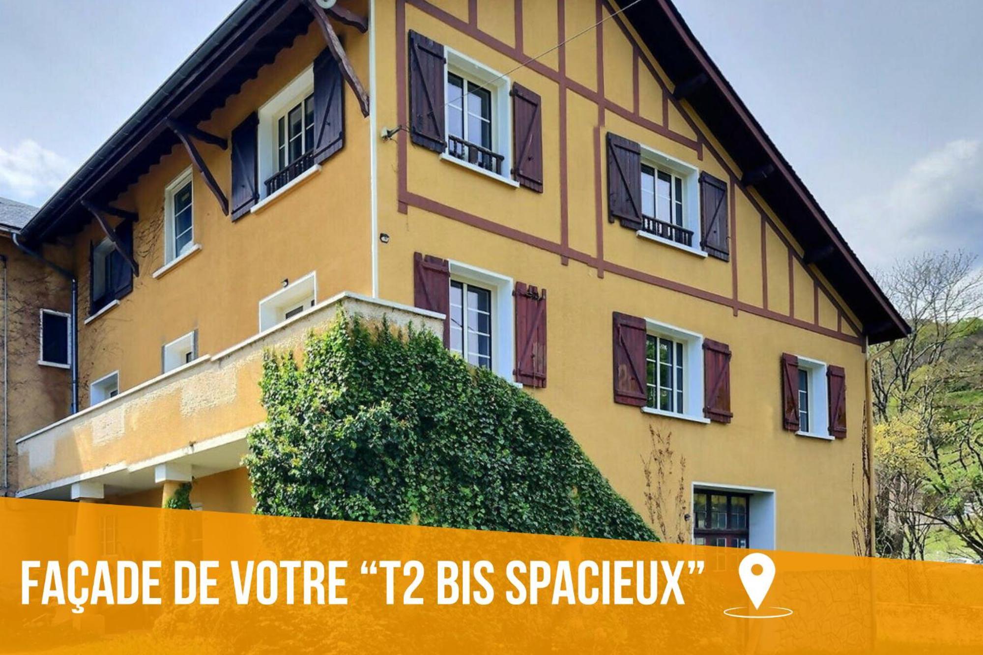 Magnifique, T2 Bis Spacieux & Calme, Neuf, Parking Gerde Ngoại thất bức ảnh